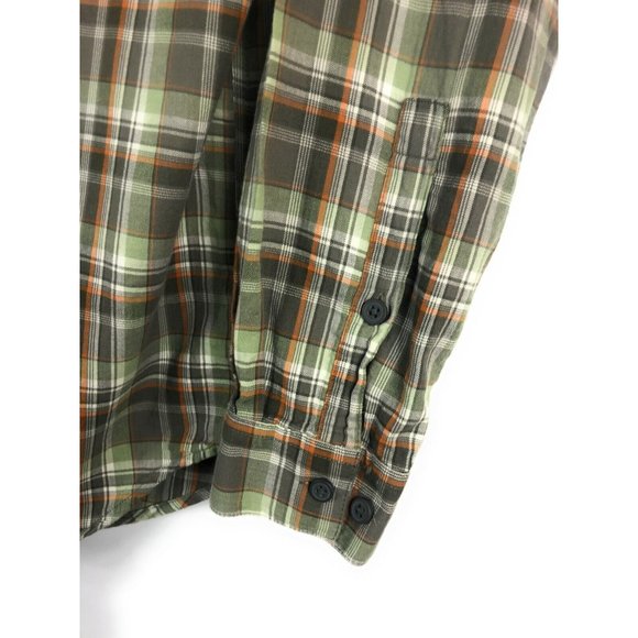 Columbia Men's Medium Long Sleeve Button Up Multicolor Cotton Adult Shirt A12 - Picture 3 of 4